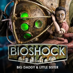 BIOSHOCK 1/6 Big Daddy and Little Sister