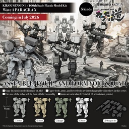KIKOU SENSEN KIKOU SENSEN 1/100th Scale Plastic Model Kit Wave 1 PARACRAX
