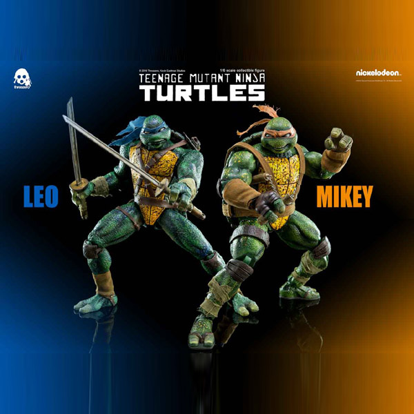 Kevin Eastman TMNT Leo & Mikey Exclusive Set 2016 Cover Image