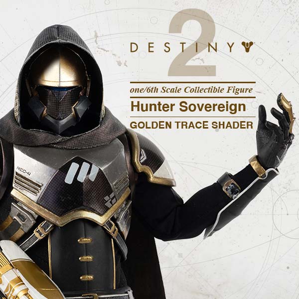 DESTINY 2 - Hunter Sovereign<br>1/6 Scale Collectible Figure<br>GOLDEN TRACE SHADER Cover Image