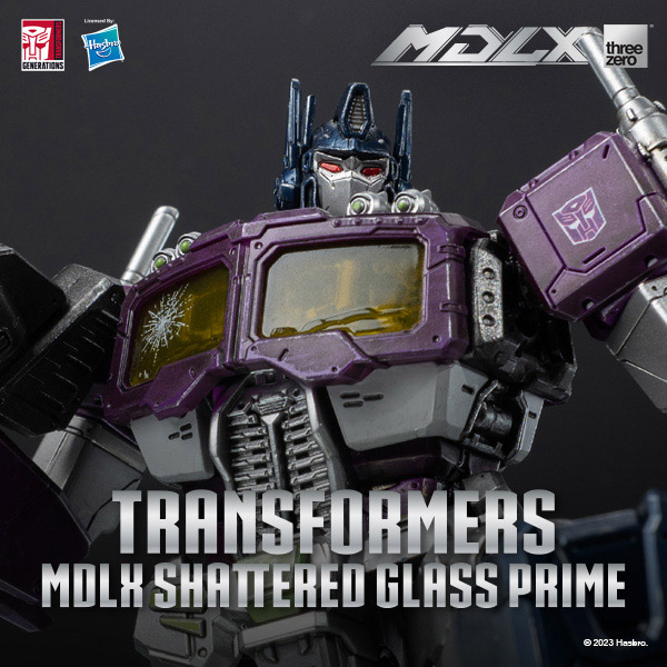 Transformers<br>MDLX Shattered Glass Optimus Prime Cover Image