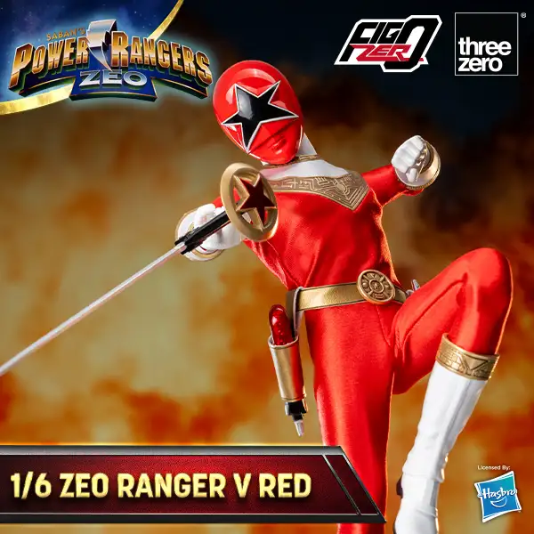 Power Rangers Zeo<br>FigZero 1/6 Zeo Power Ranger V Red Cover Image