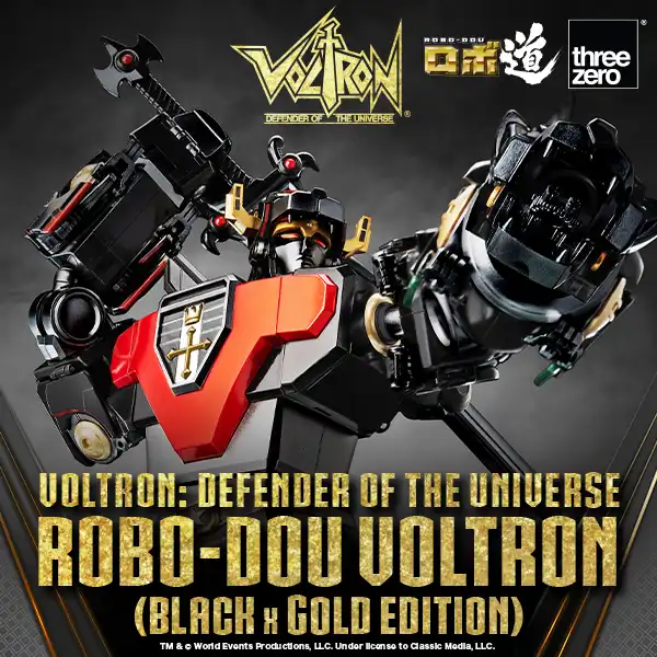 Voltron: Defender of the Universe<br>ROBO-DOU Voltron (Black x Gold Edition) Cover Image