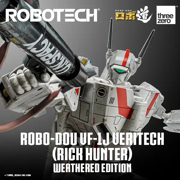 ROBOTECH<br>ROBO-DOU ROBOTECH VF-1J Veritech (Rick Hunter) Weathered Edition Cover Image