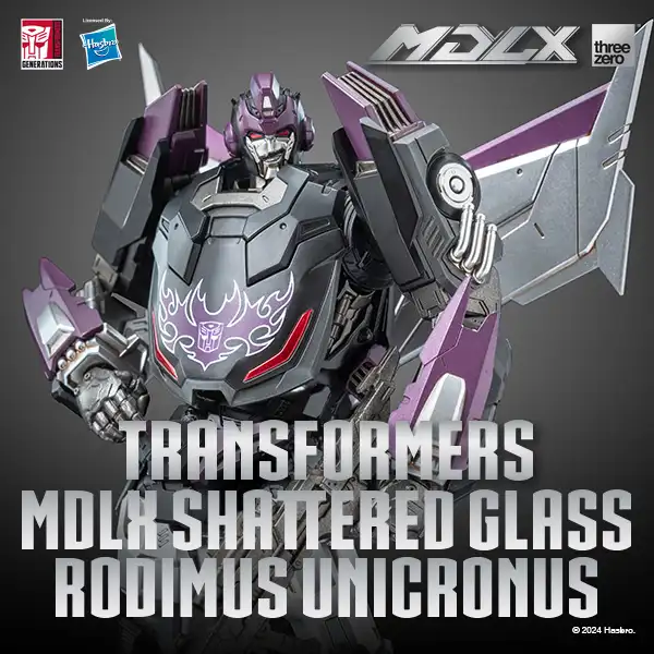 Transformers<br>MDLX Shattered Glass Rodimus Unicronus Cover Image
