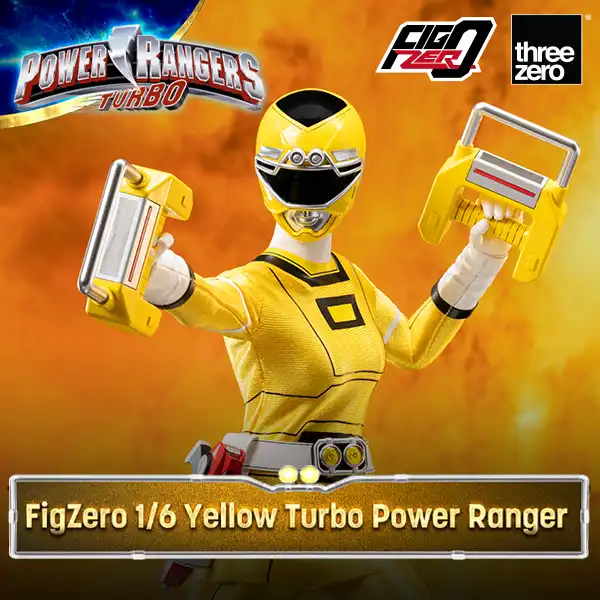 Power Rangers Turbo<Br>FigZero 1/6 Yellow Turbo Power Ranger Cover Image