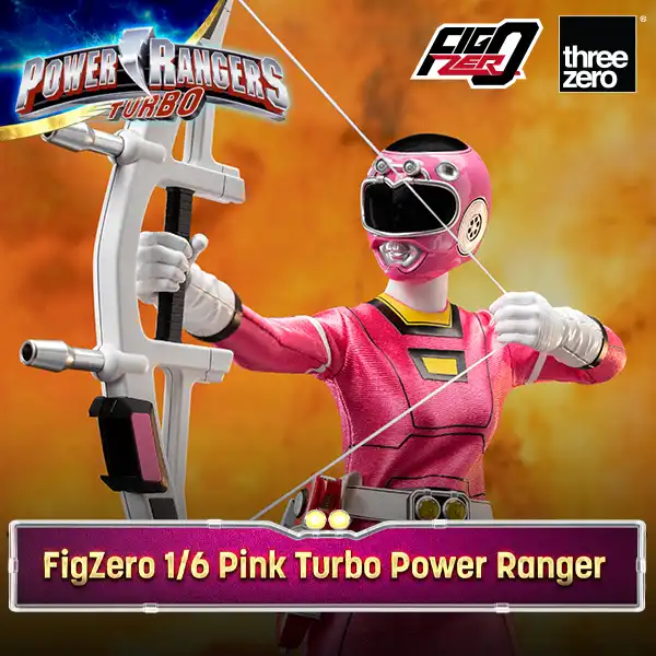 Power Rangers Turbo<br>FigZero 1/6 Pink Turbo Power Ranger Cover Image