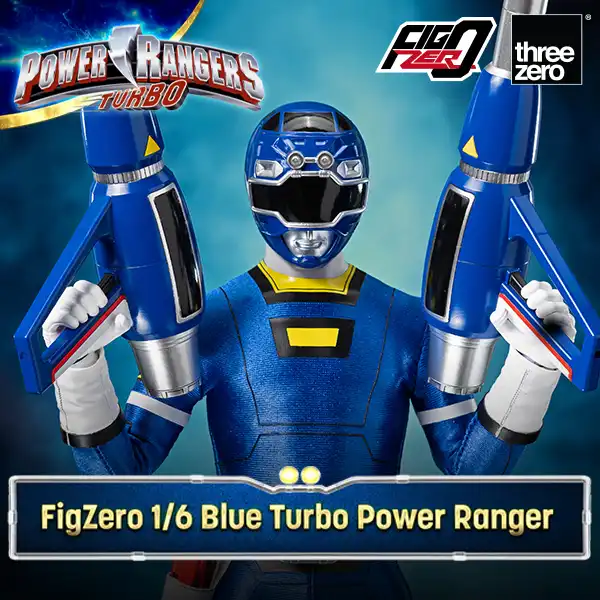 Power Rangers Turbo<Br>FigZero 1/6 Blue Turbo Power Ranger Cover Image
