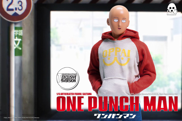 One-Punch Man 1/6 Articulated Figure: SAITAMA (Exclusive Ver) Cover Image