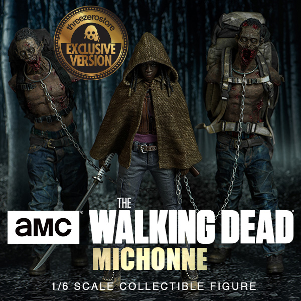 The Walking Dead Michonne with Michonne’s pets walker Twin Pack (Exclusive) Cover Image