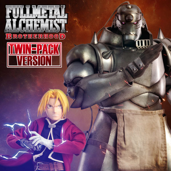 Fullmetal Alchemist: Brotherhood FigZero 1/6 Edward Elric + Alphonse Elric Twin-Pack Cover Image