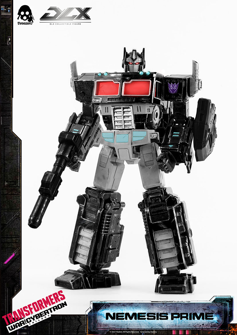 Hasbro x threezero Presents DLX Nemesis Prime Transformers: War For Cybertron Trilogy DLX Collectible Series Cover Image