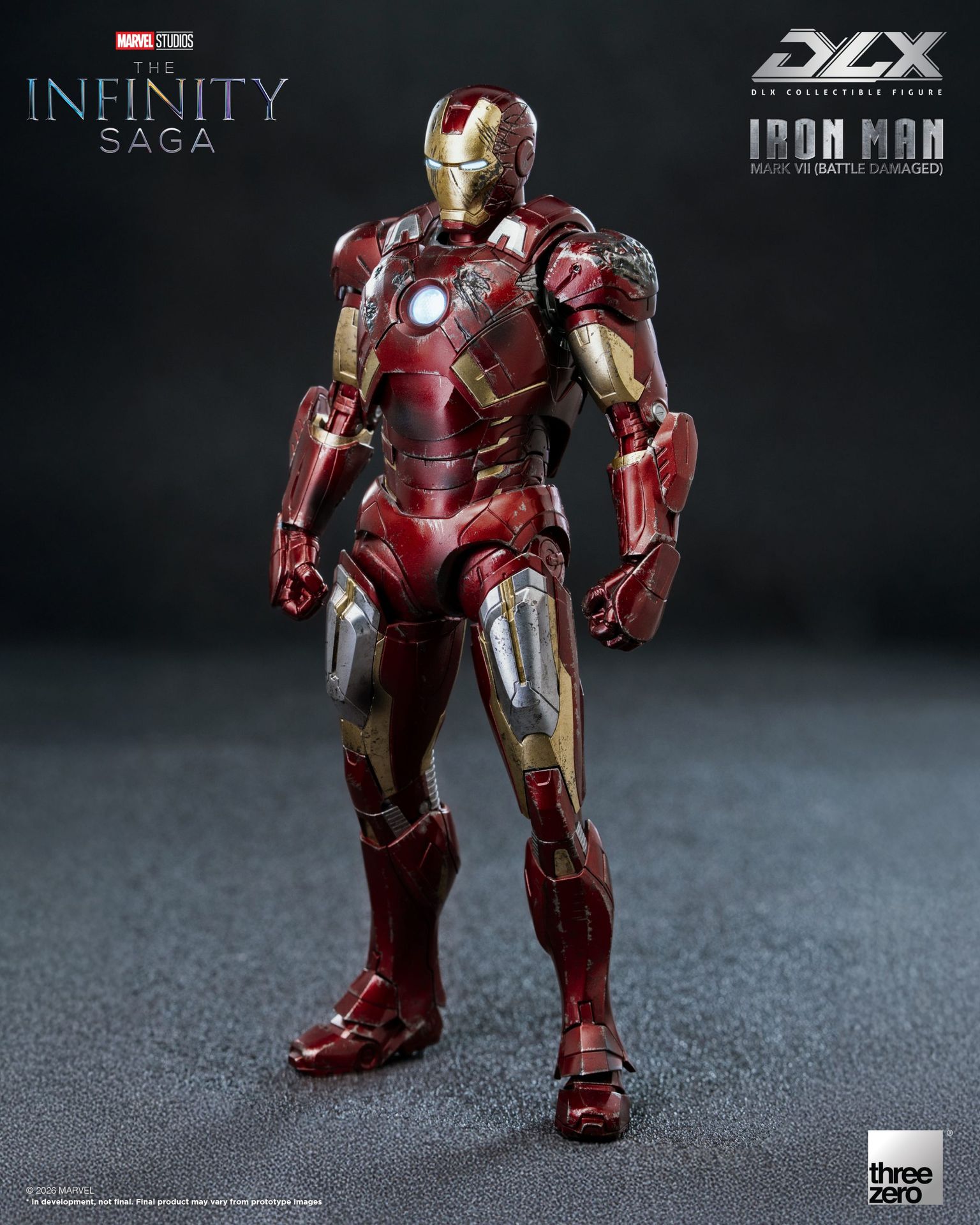 Marvel Studios: The Infinity Saga<br>DLX Iron Man Mark 7 (Battle Damaged)_extra_image
