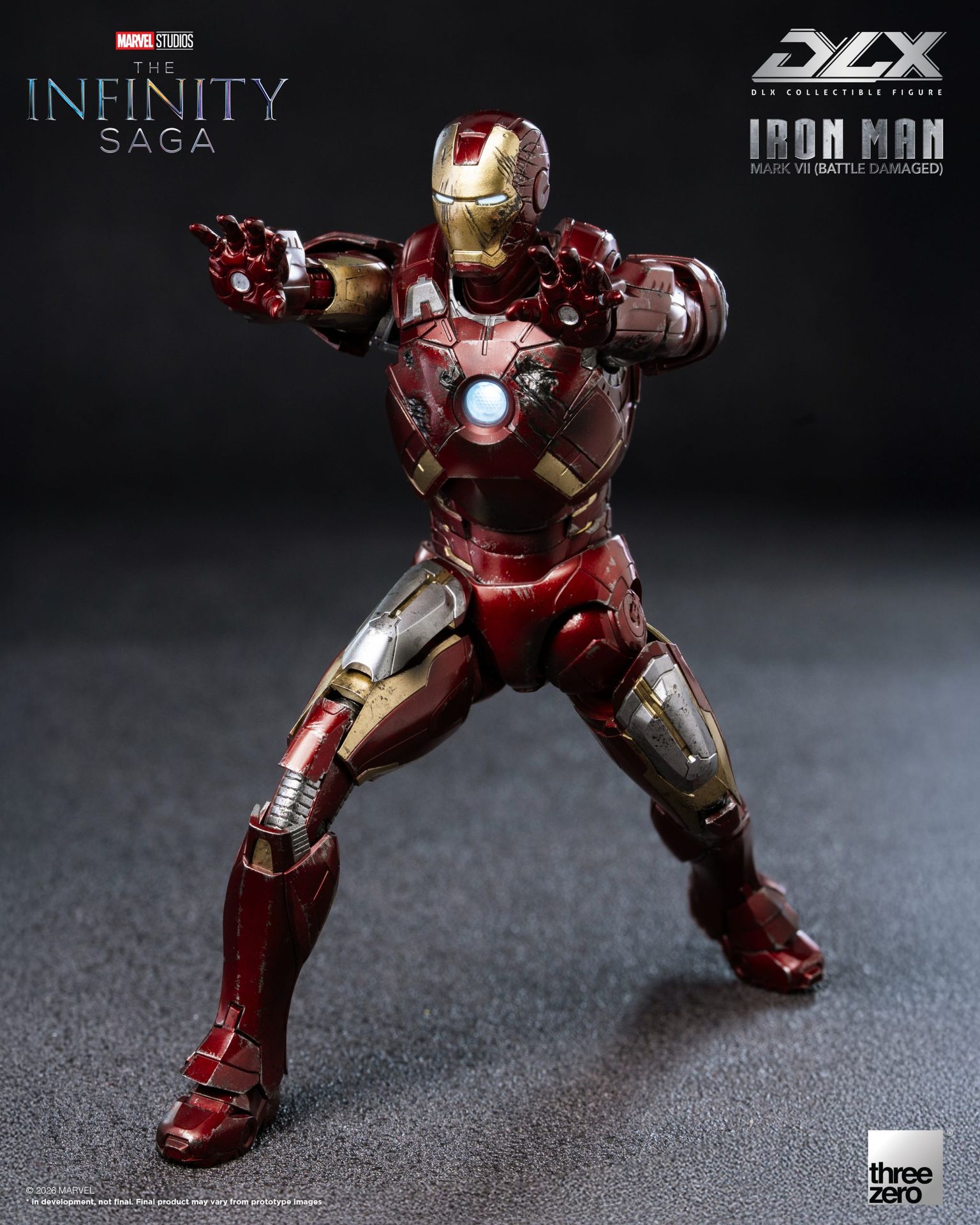 Marvel Studios: The Infinity Saga<br>DLX Iron Man Mark 7 (Battle Damaged)_extra_image
