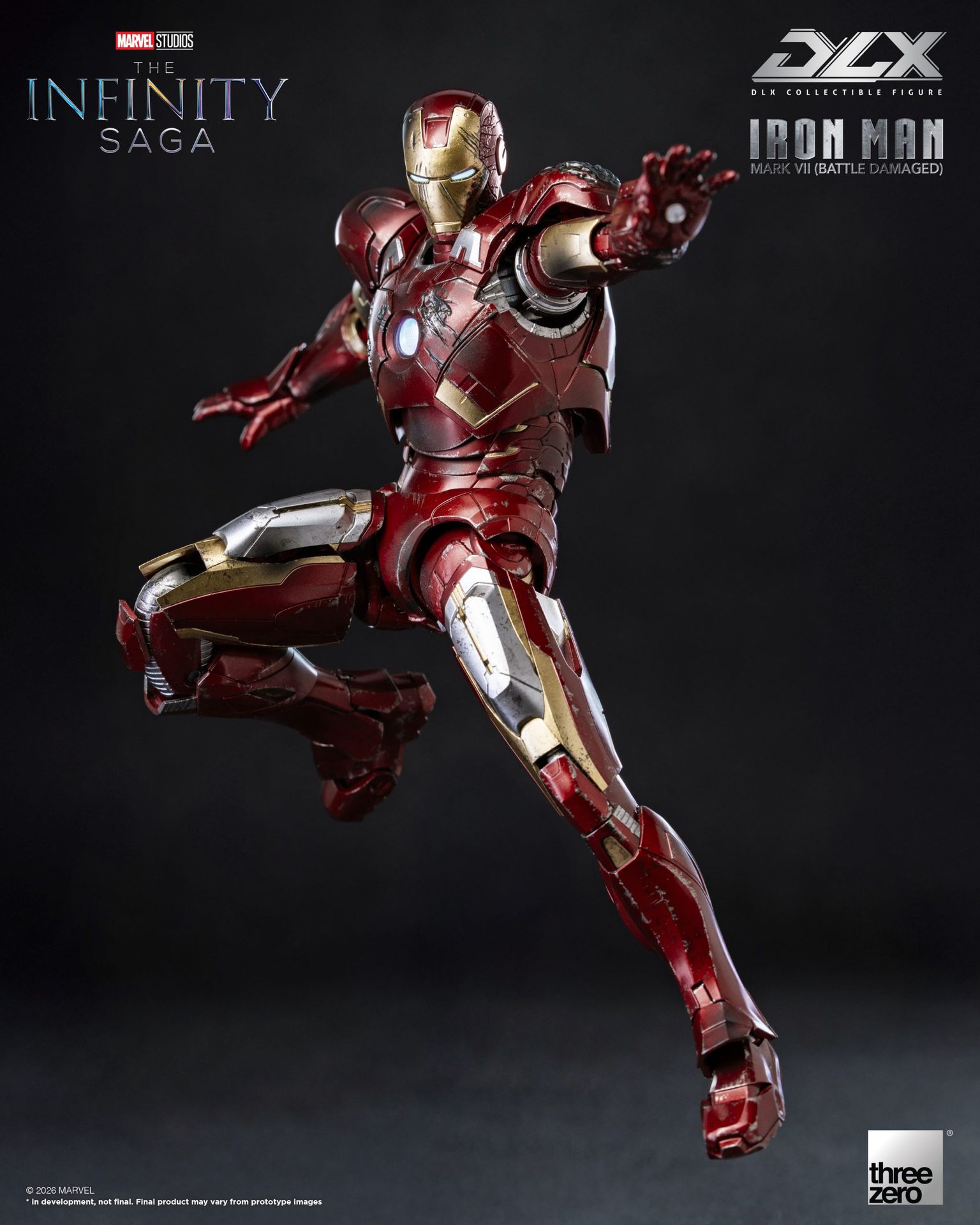 Marvel Studios: The Infinity Saga<br>DLX Iron Man Mark 7 (Battle Damaged)_extra_image