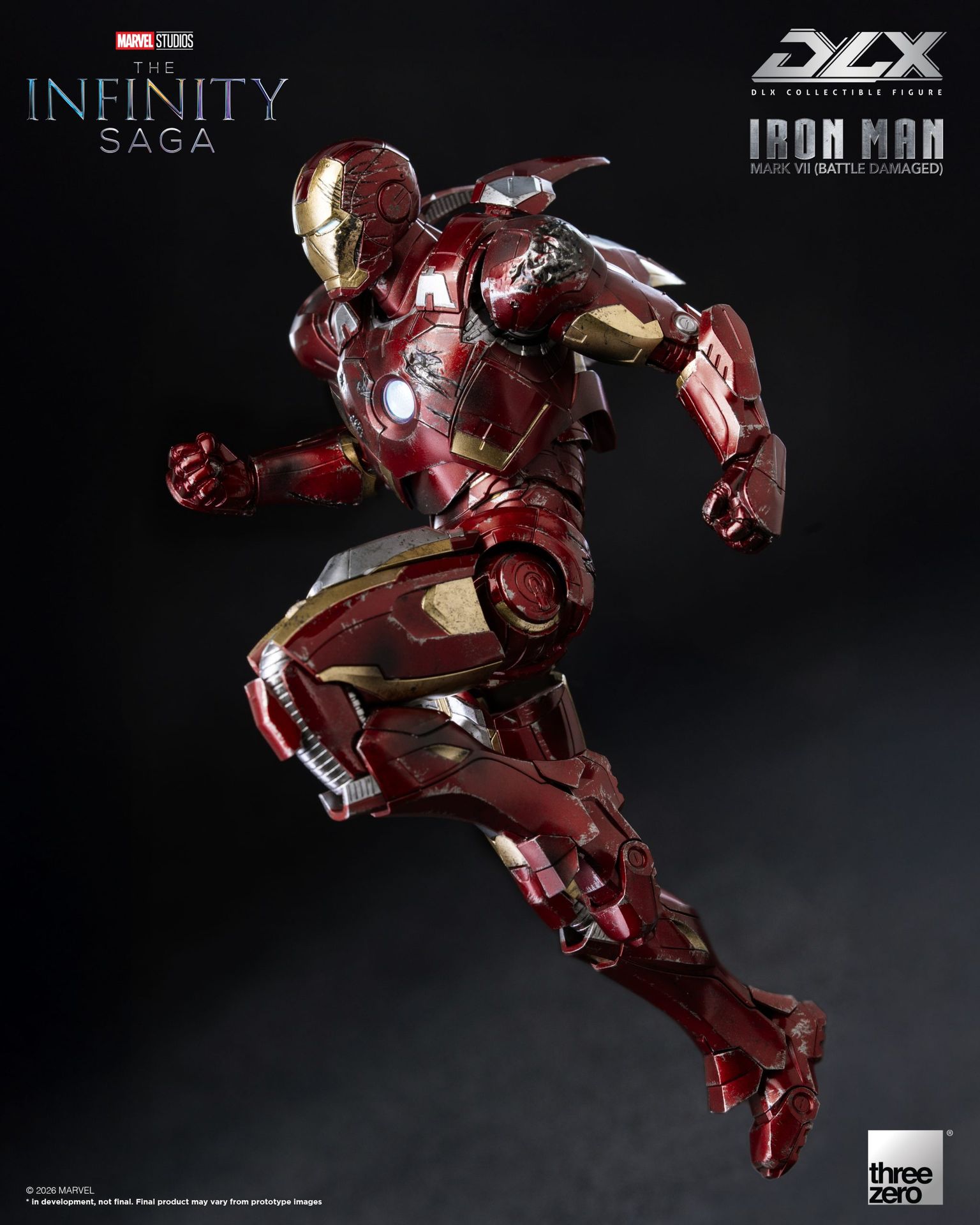 Marvel Studios: The Infinity Saga<br>DLX Iron Man Mark 7 (Battle Damaged)_extra_image