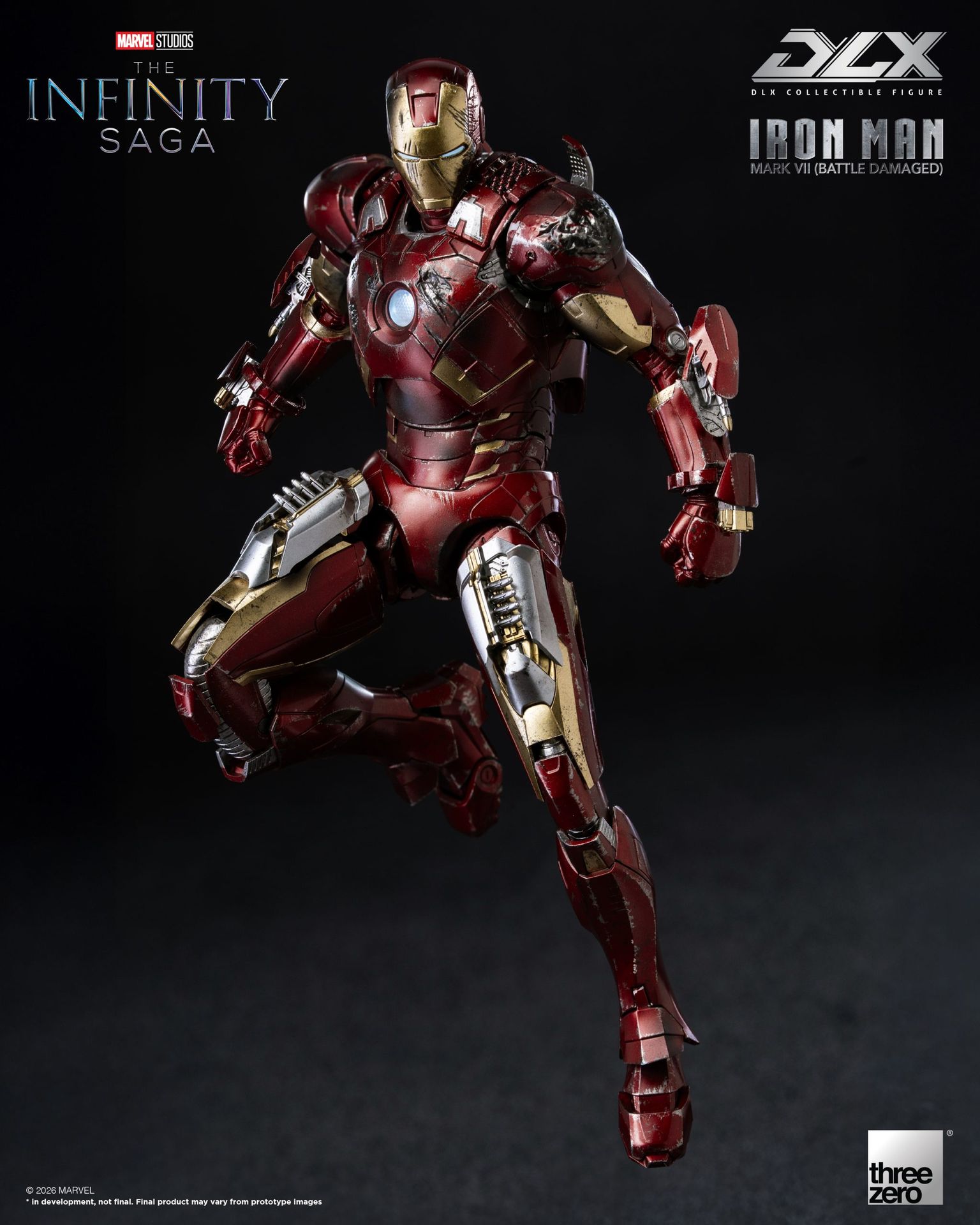 Marvel Studios: The Infinity Saga<br>DLX Iron Man Mark 7 (Battle Damaged)_extra_image