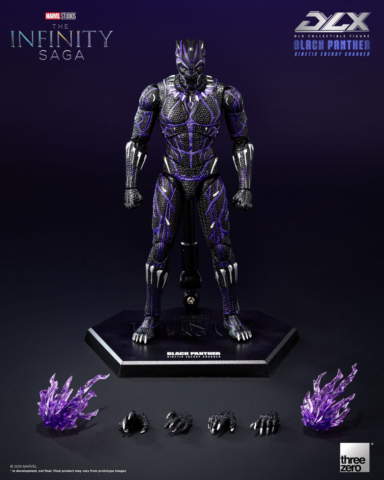 Marvel Studios: The Infinity Saga<br>DLX Black Panther (Kinetic Energy Charged)_extra_image