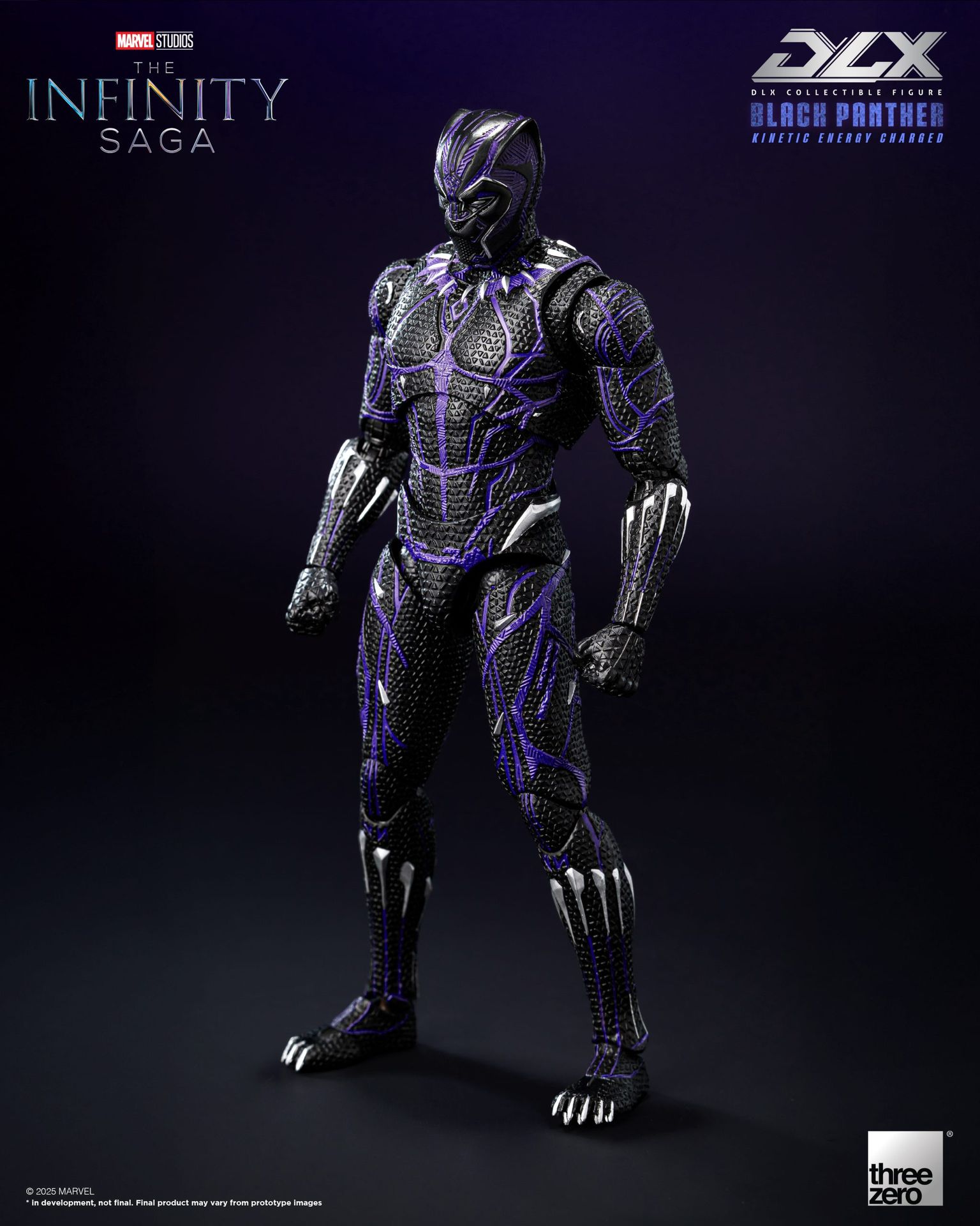 Marvel Studios: The Infinity Saga<br>DLX Black Panther (Kinetic Energy Charged)_extra_image