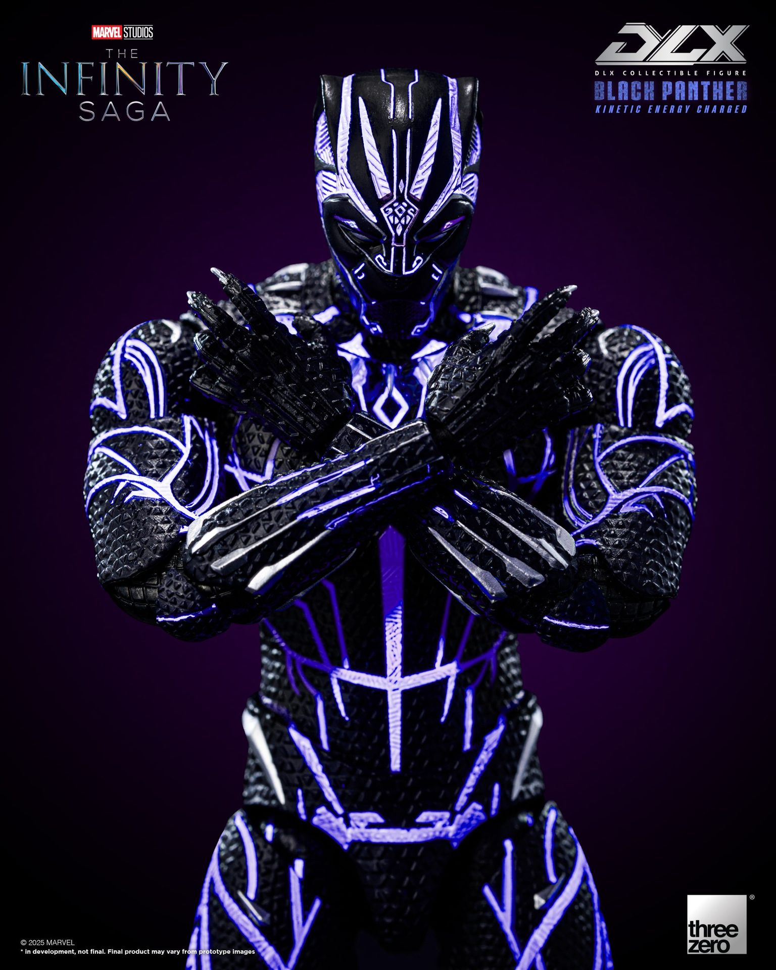 Marvel Studios: The Infinity Saga<br>DLX Black Panther (Kinetic Energy Charged)_extra_image