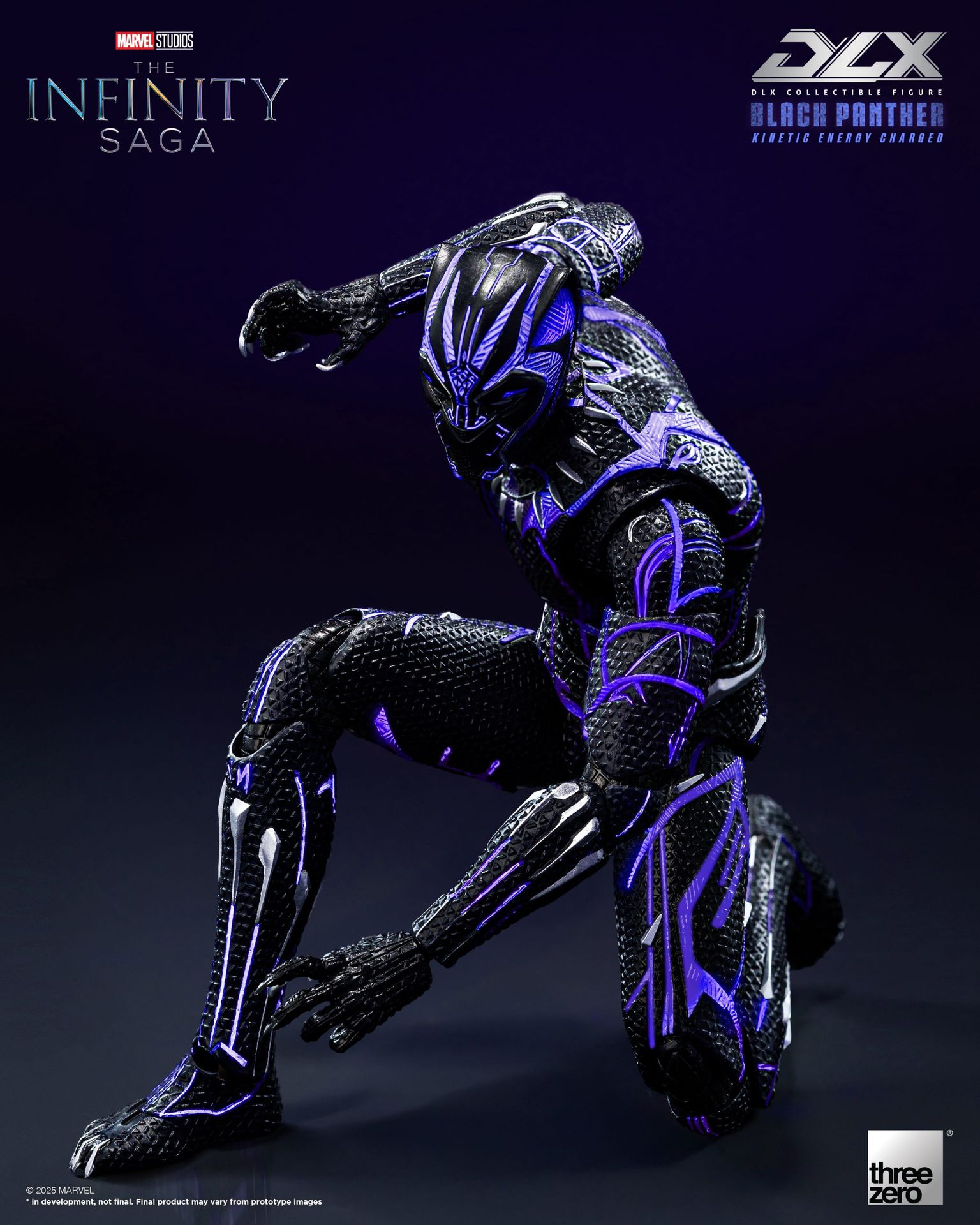 Marvel Studios: The Infinity Saga<br>DLX Black Panther (Kinetic Energy Charged)_extra_image