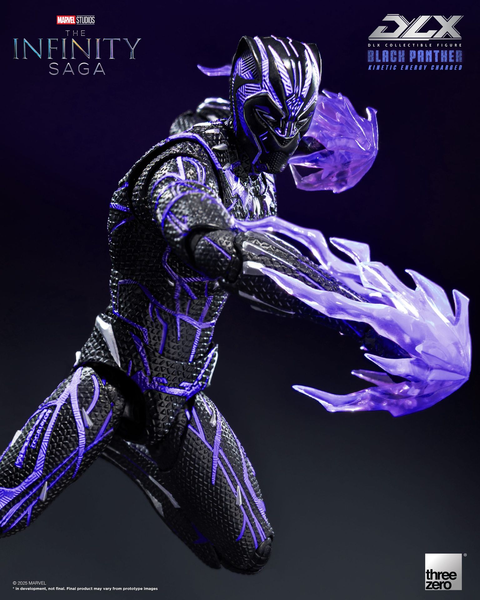 Marvel Studios: The Infinity Saga<br>DLX Black Panther (Kinetic Energy Charged)_extra_image