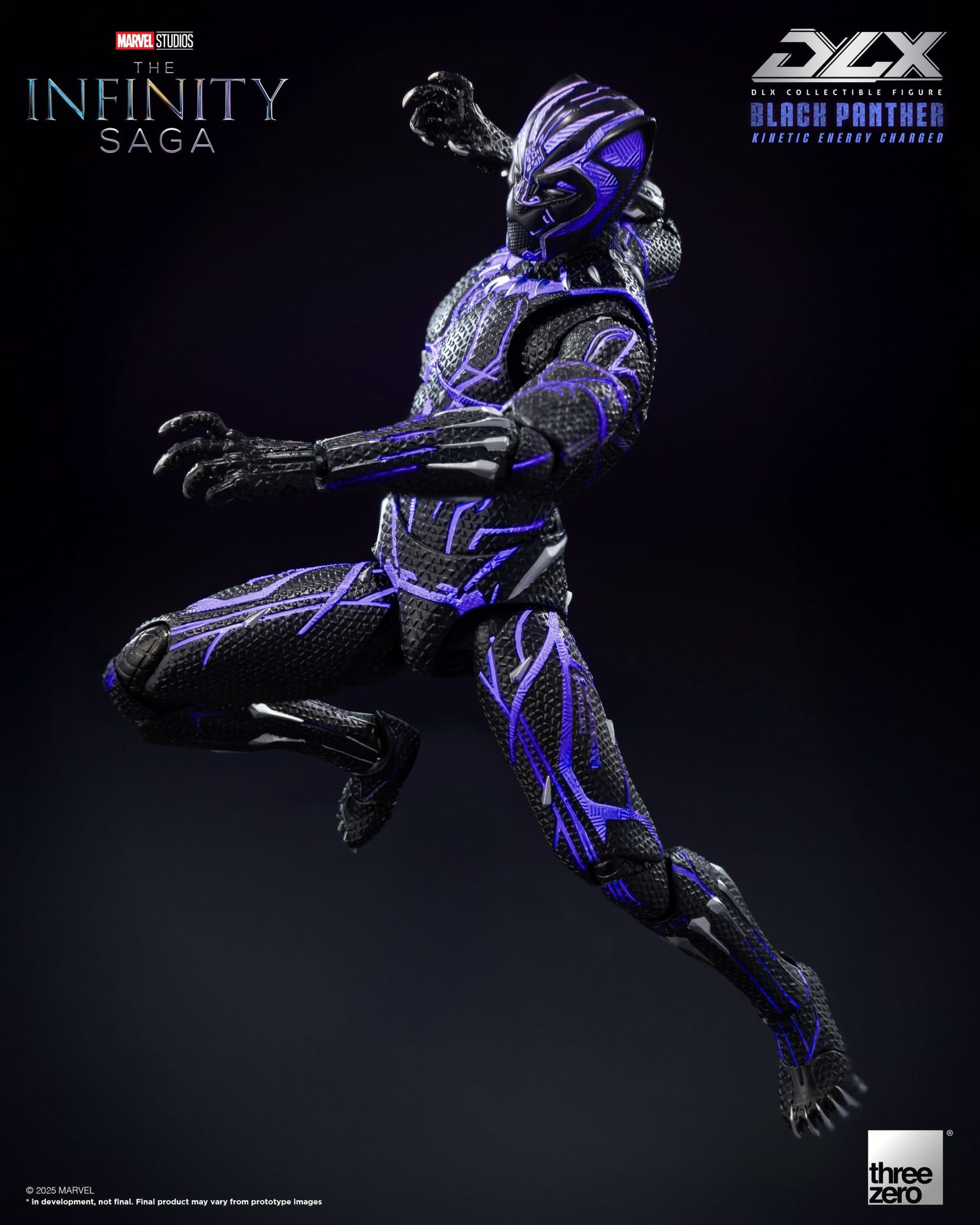Marvel Studios: The Infinity Saga<br>DLX Black Panther (Kinetic Energy Charged)_extra_image