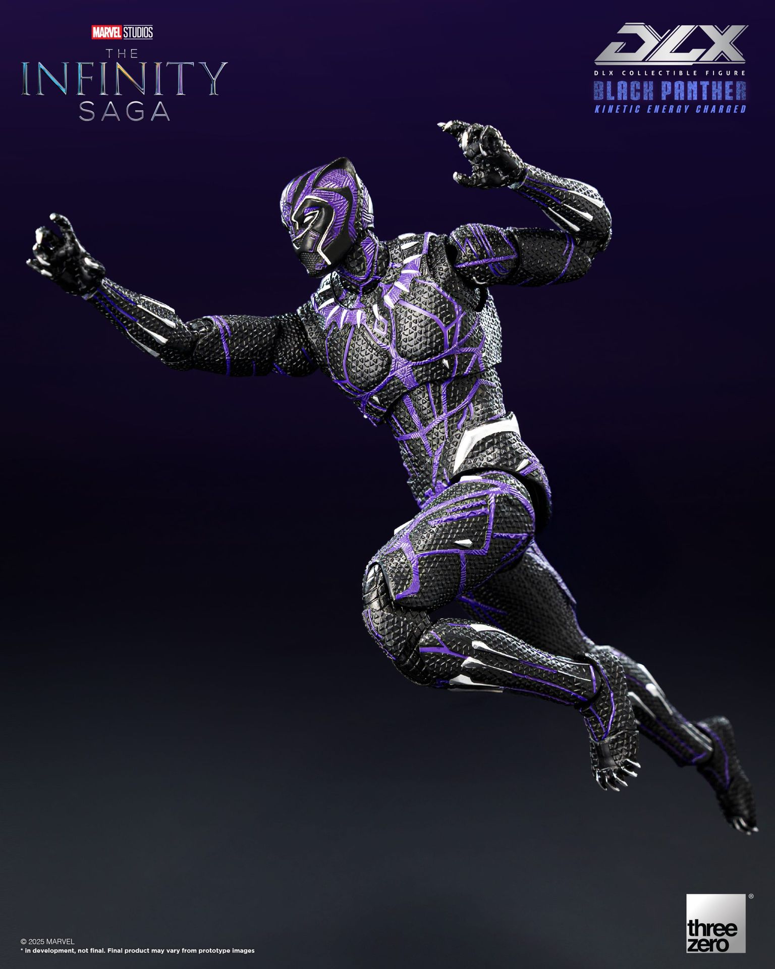 Marvel Studios: The Infinity Saga<br>DLX Black Panther (Kinetic Energy Charged)_extra_image