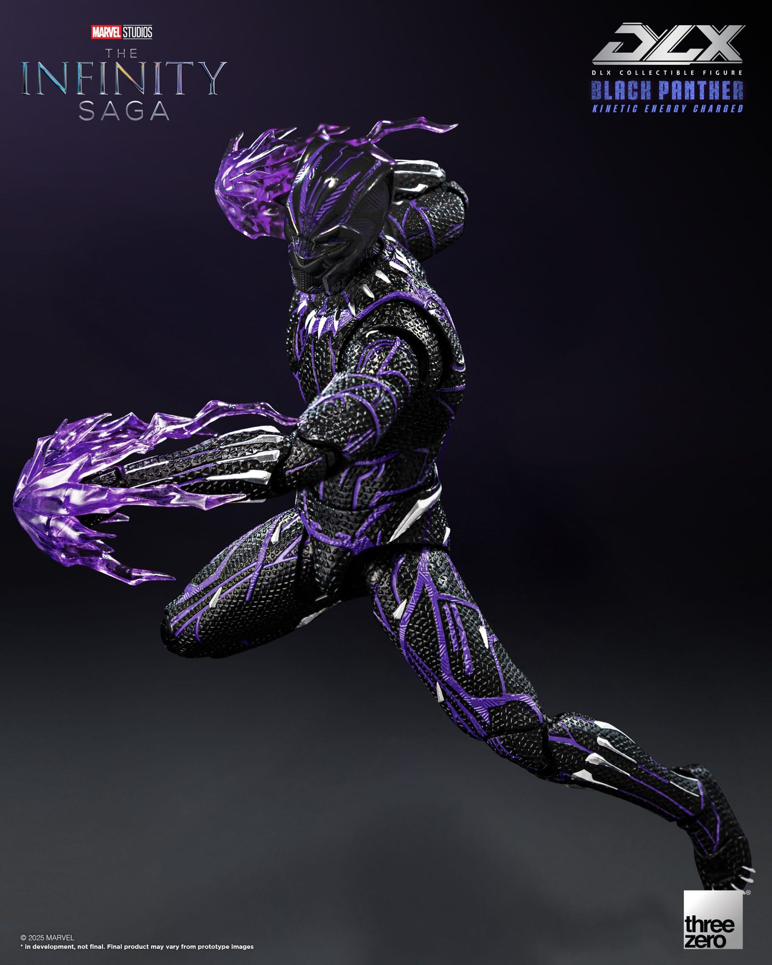 Marvel Studios: The Infinity Saga<br>DLX Black Panther (Kinetic Energy Charged)_extra_image