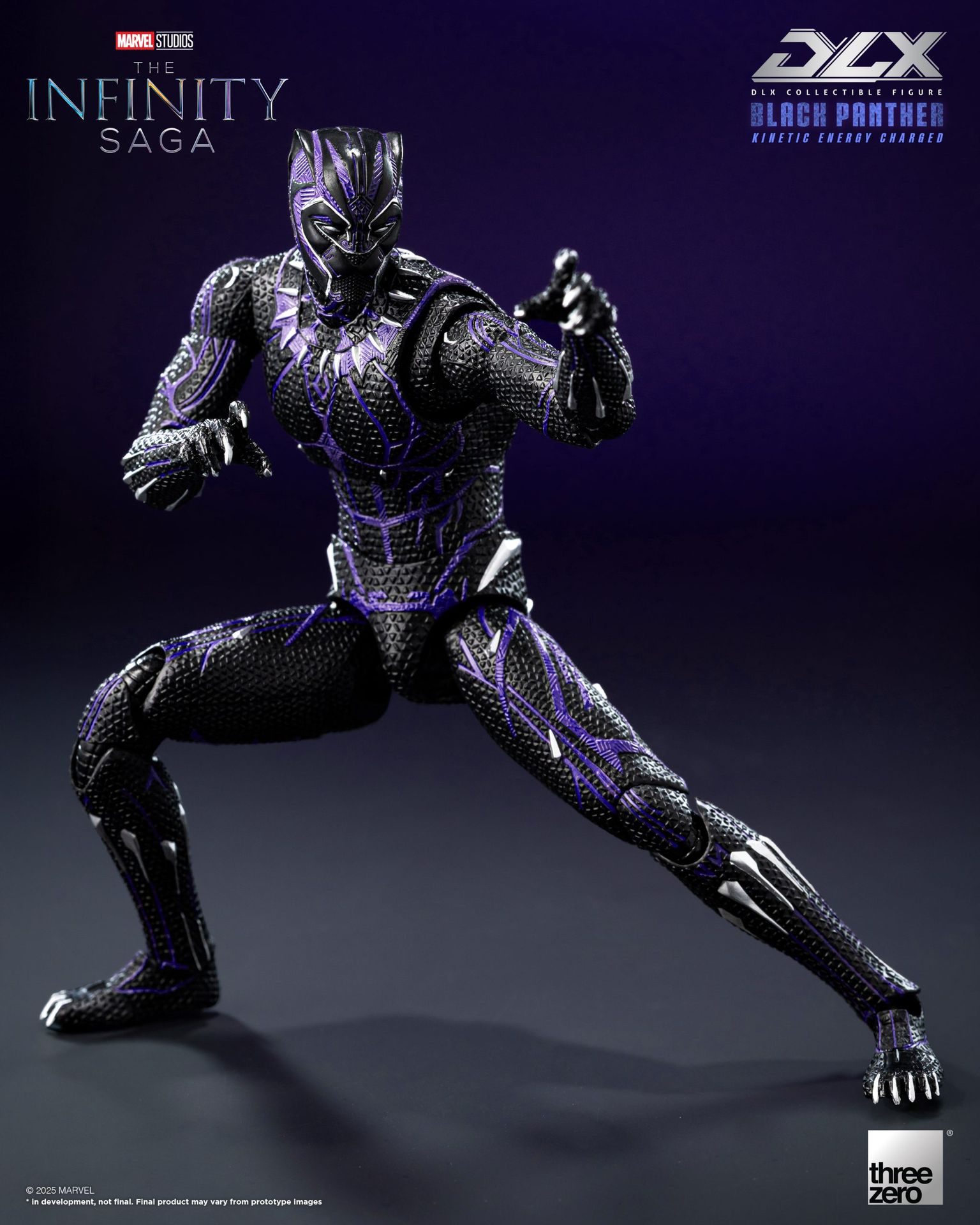 Marvel Studios: The Infinity Saga<br>DLX Black Panther (Kinetic Energy Charged)_extra_image