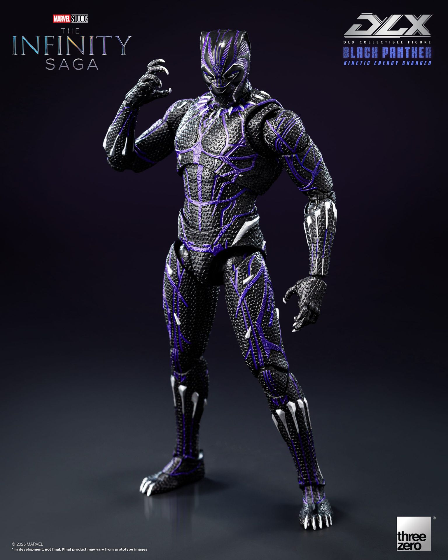 Marvel Studios: The Infinity Saga<br>DLX Black Panther (Kinetic Energy Charged)_extra_image