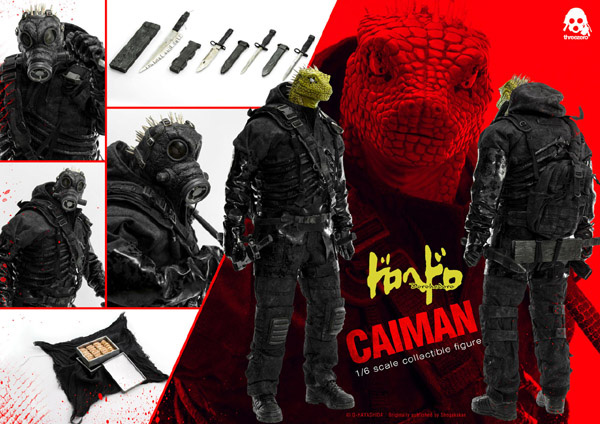 Caiman - NEW PRODUCT: ThreeZero: 1/6 "Alien Monsters/Dorohedoro"-Caiman Animation Edition Dorohedoro-Caiman06