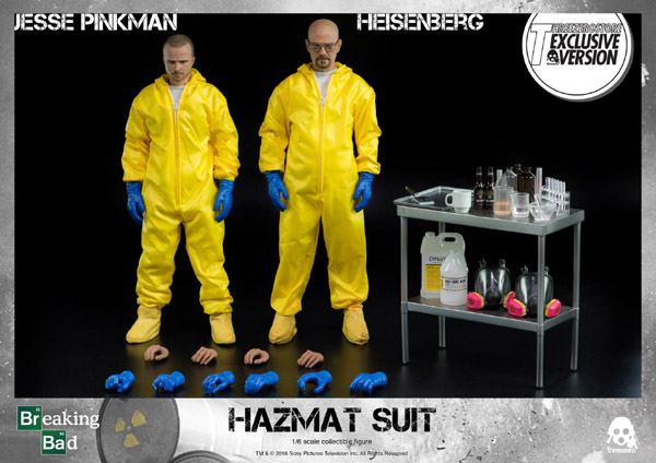 Breaking Bad Heisenberg & Jesse Hazmat Suit Combo