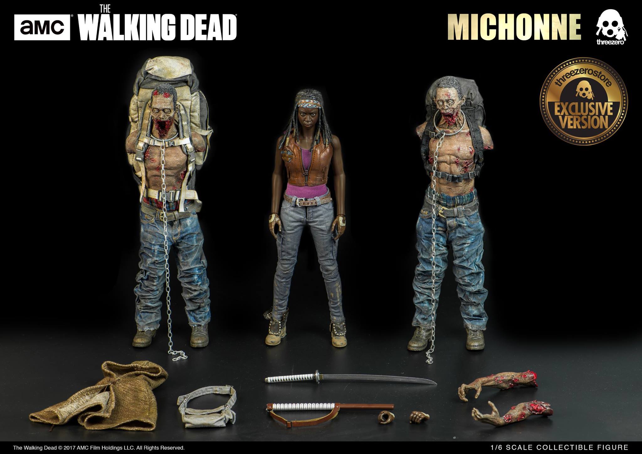 threezero walking dead figures