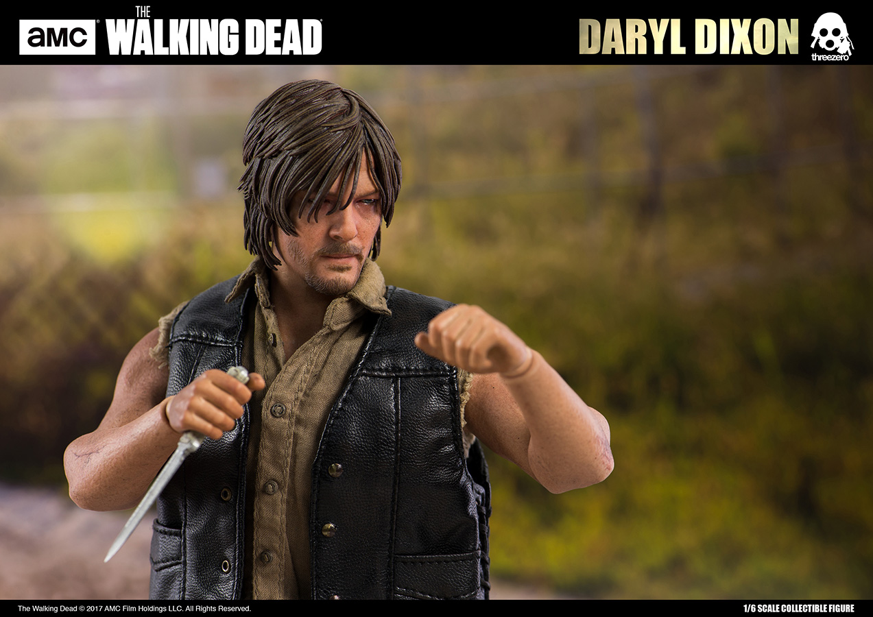 The Walking Dead Daryl Dixon Stil Braun Portemonnaie Geldbörse 
