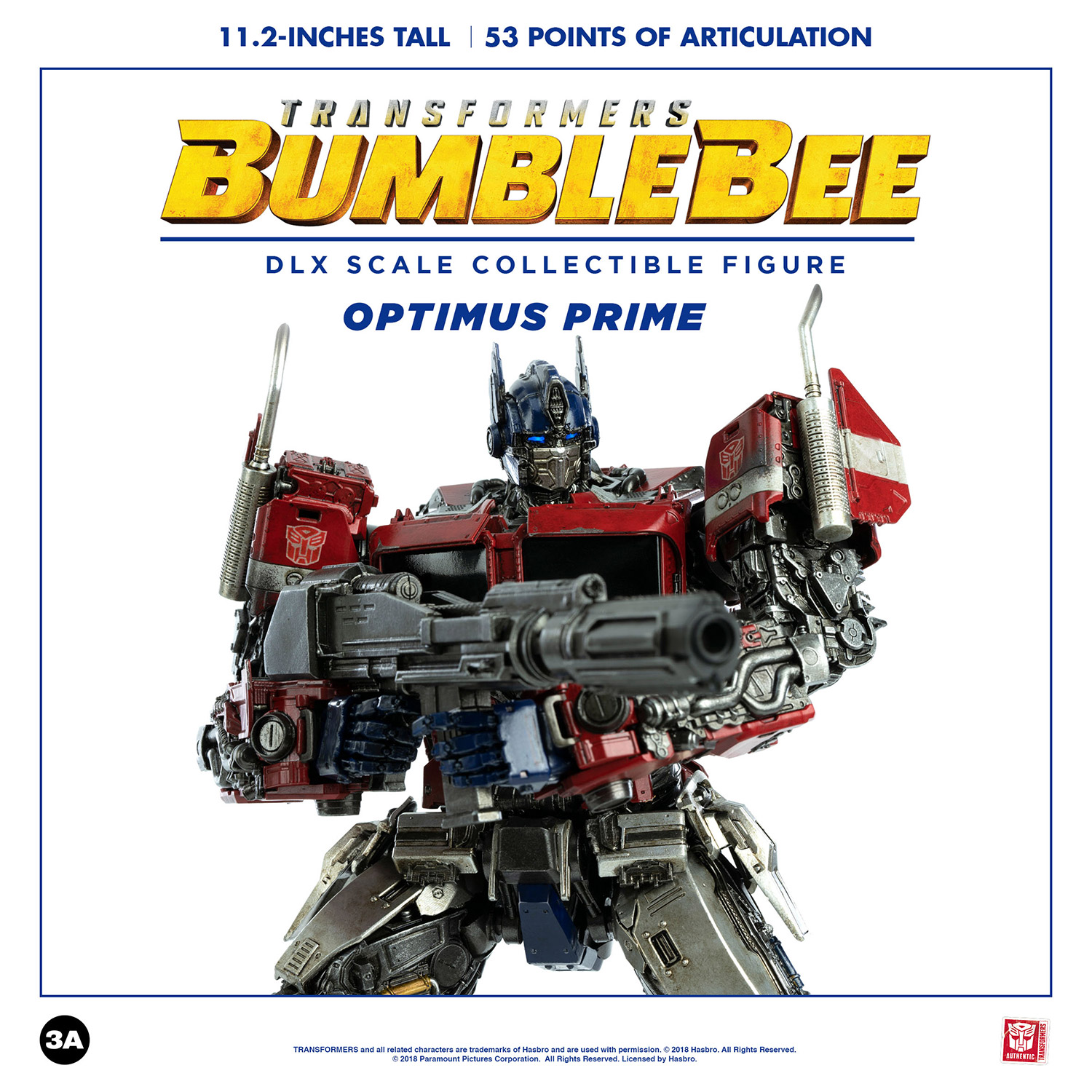 Bumblebee Movie - DLX Optimus Prime Collectible Figure