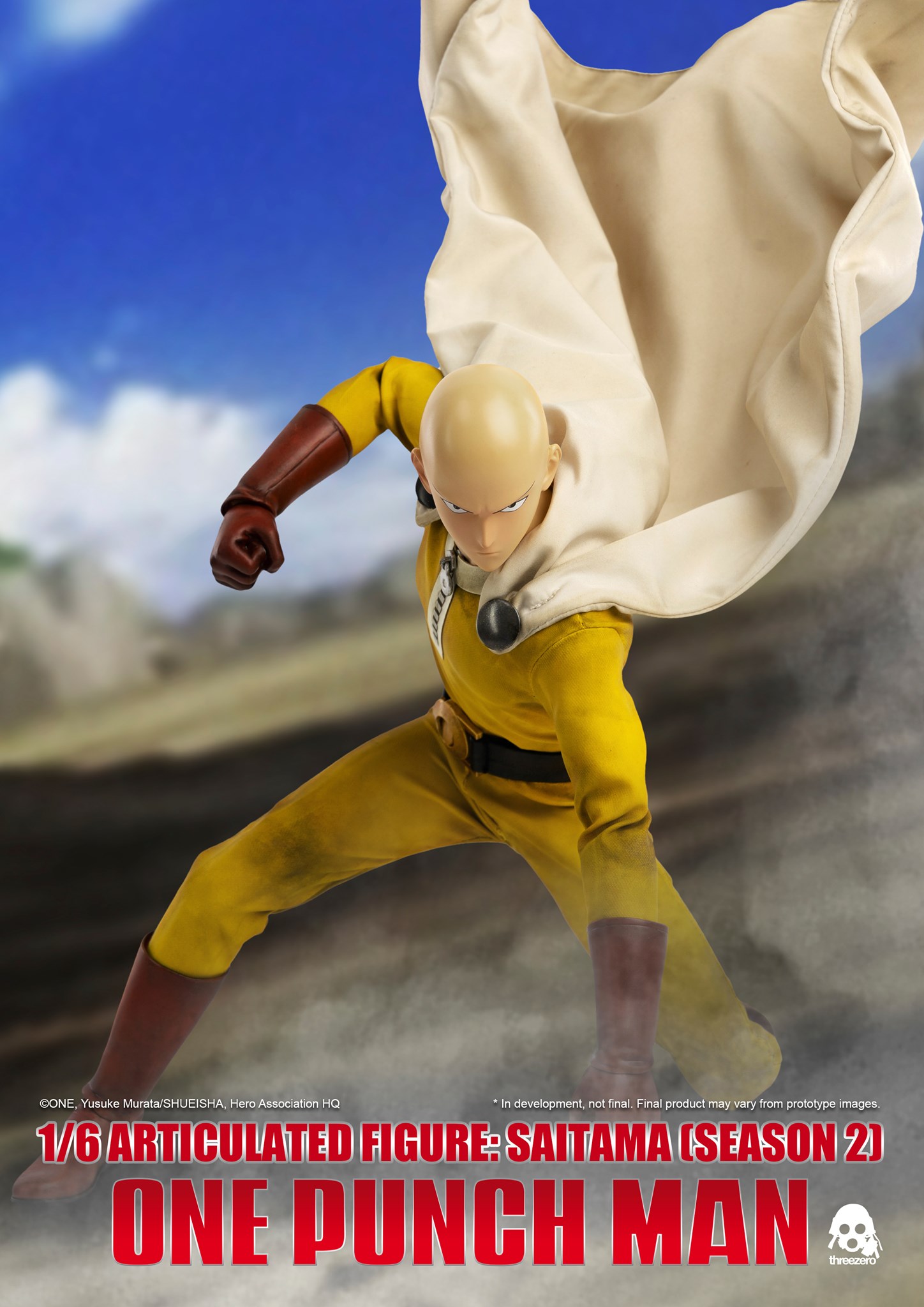 ThreeZero 3A 1/6 One Punch Man Saitama Action Figure Deluxe Version In Stock