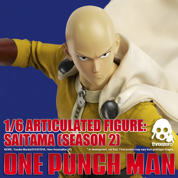 ThreeZero One-Punch Man Saitama Deluxe 1:6 Scale Action Figure