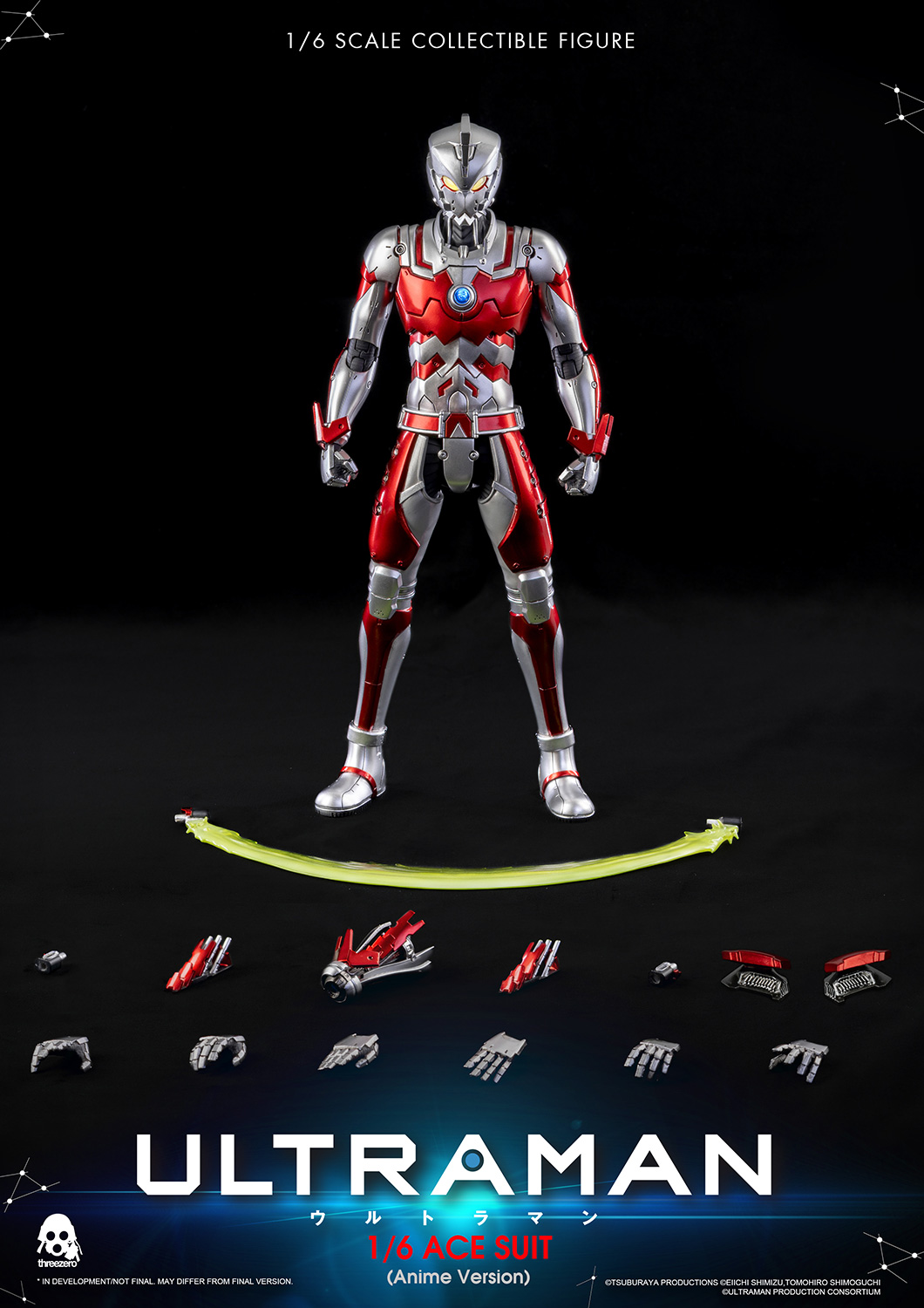 ACE SUIT(エーススーツ) (Anime Version) ULTRAMAN(ウルトラマン) 1/6 完成品 可動フィギュア threezero(スリーゼロ)