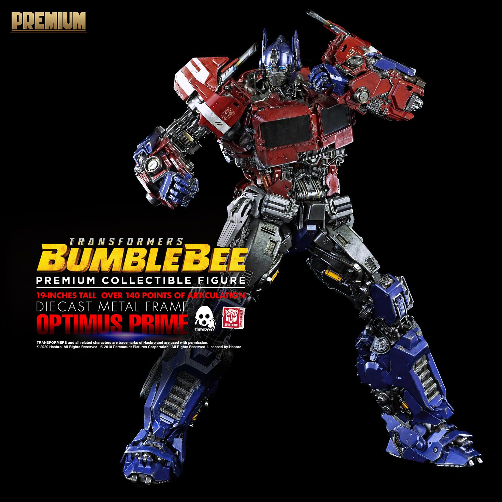 Transformers: Bumblebee Premium Collectible Optimus Prime