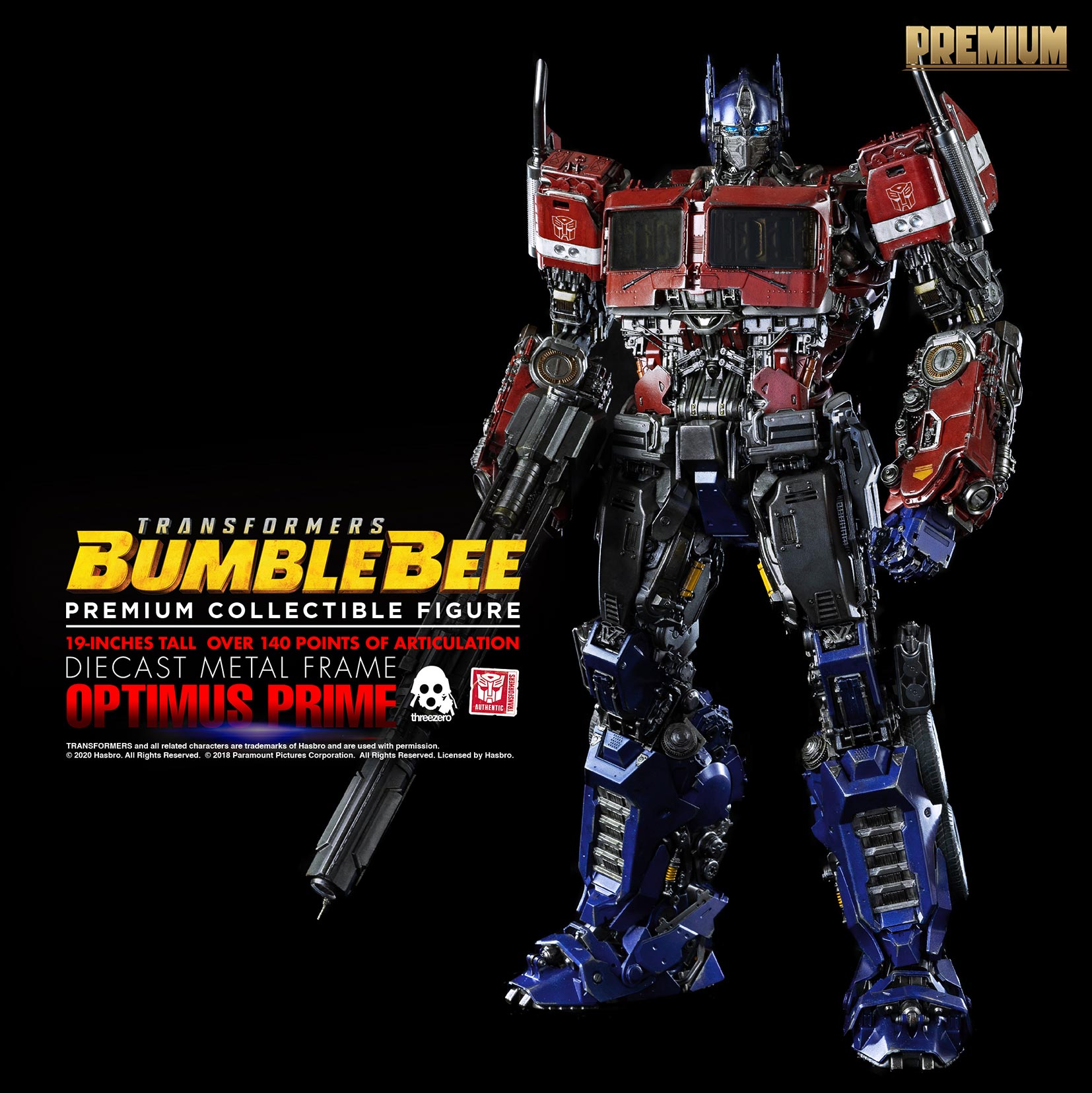 Optimus Prime Premium Scale Collectible Figure by Threezero