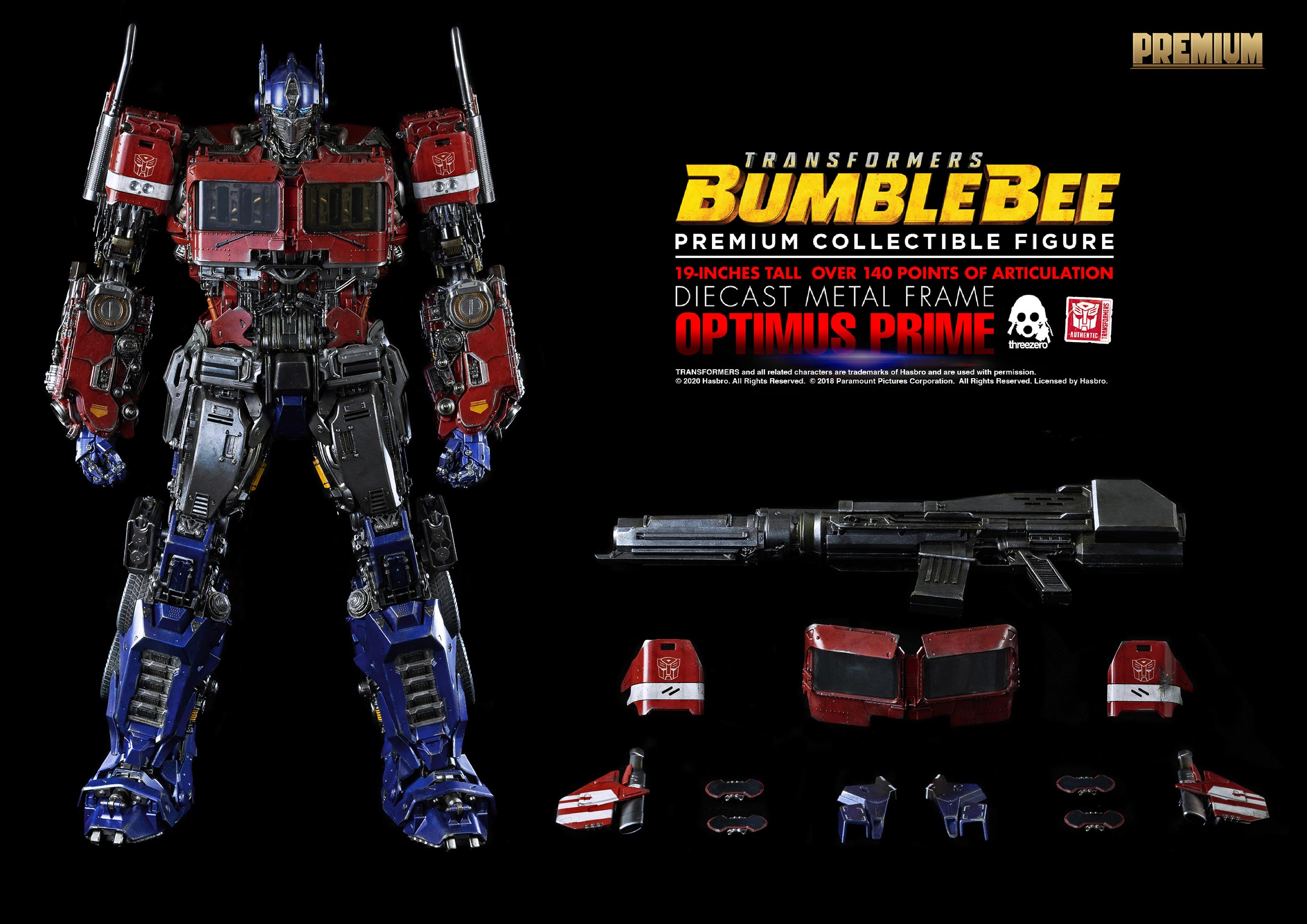 Transformers: Bumblebee Premium Collectible Optimus Prime