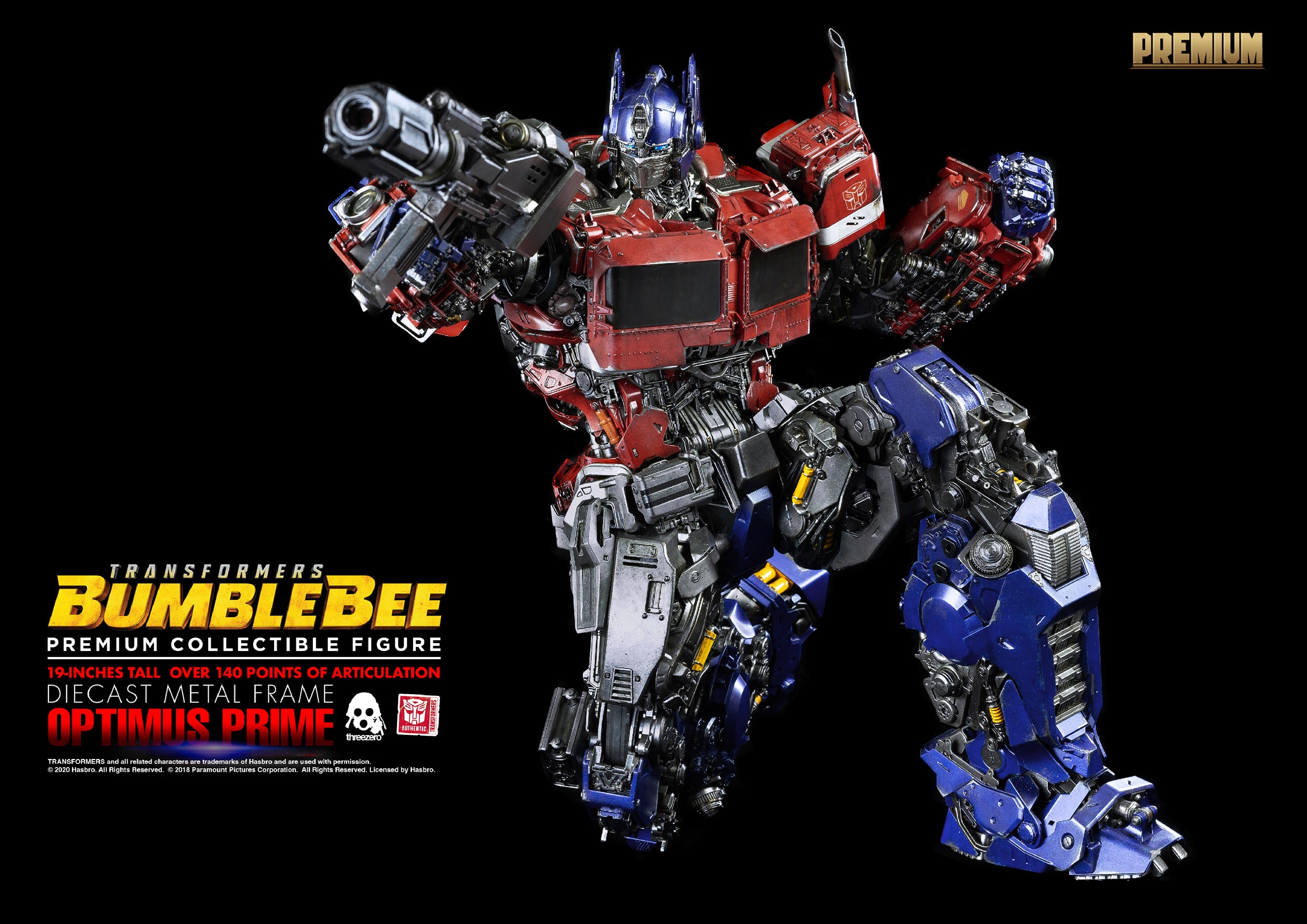 Transformers: Bumblebee Premium Collectible Optimus Prime