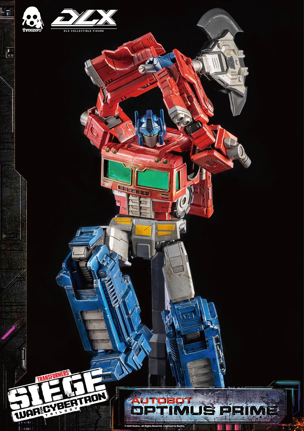 Hasbro x Threezero Presents, DLX Optimus Prime, Transformers: War For  Cybertron Trilogy, DLX Collectible Series
