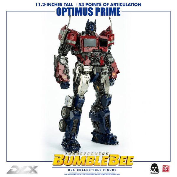 TRANSFORMERS: BUMBLEBEE DLX Shattered Glass Optimus Prime DLX SCALE  COLLECTIBLE FIGURE SERIES – threezero store