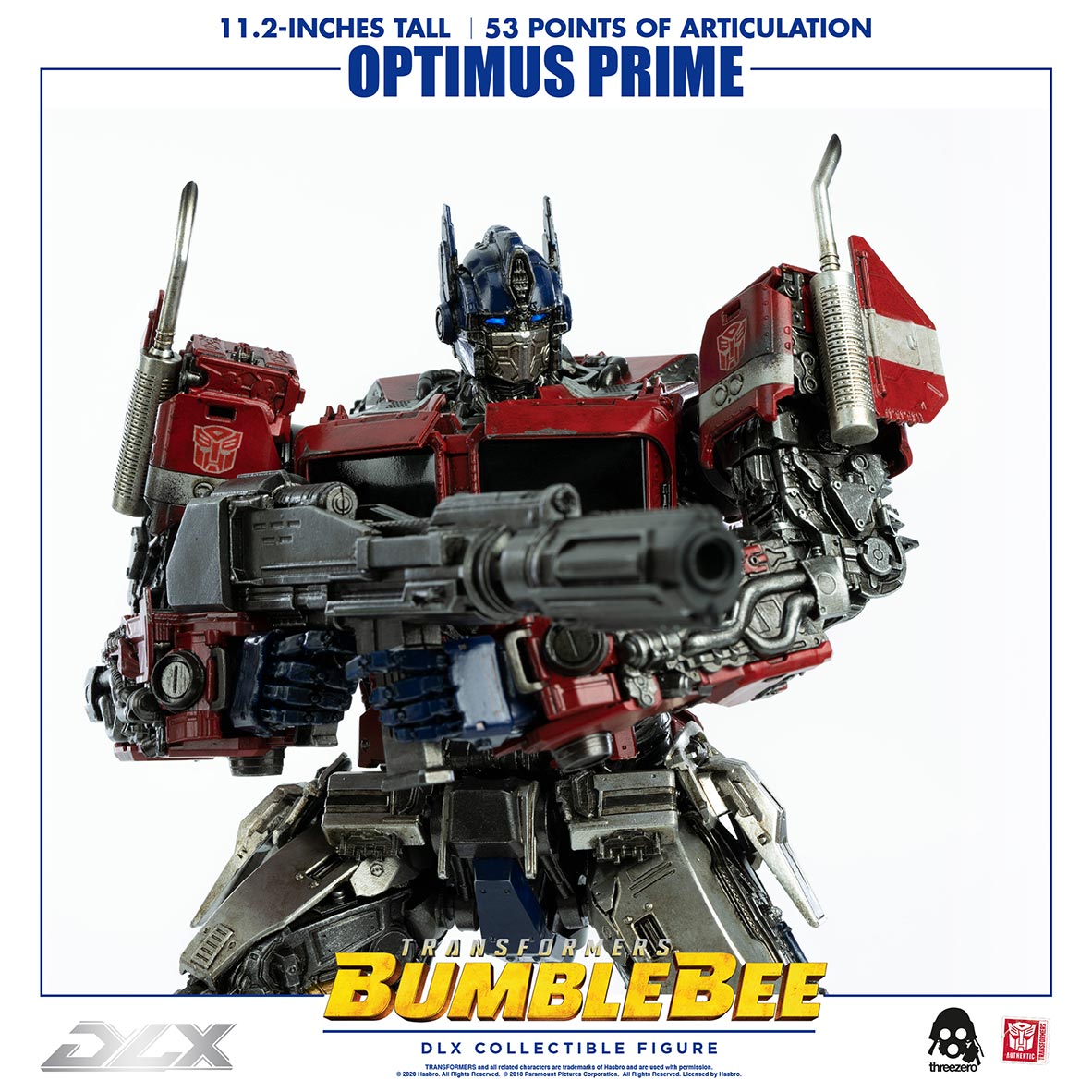 TRANSFORMERS: BUMBLEBEE DLX Shattered Glass Optimus Prime DLX SCALE  COLLECTIBLE FIGURE SERIES – threezero store