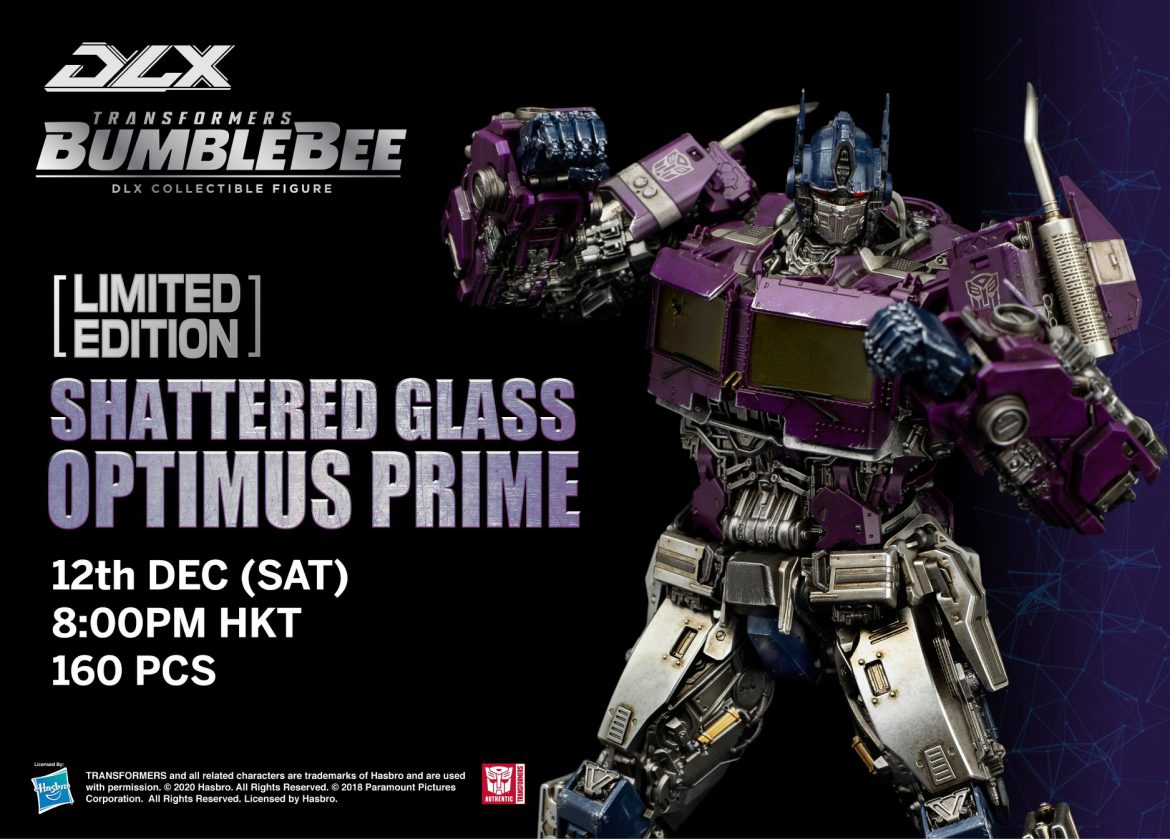 TRANSFORMERS: BUMBLEBEE DLX Shattered Glass Optimus Prime DLX SCALE  COLLECTIBLE FIGURE SERIES – threezero store