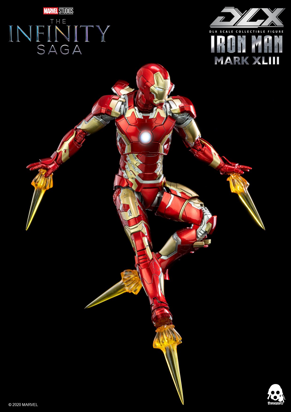 avengers: infinity saga – dlx 1/12钢铁人mark 43