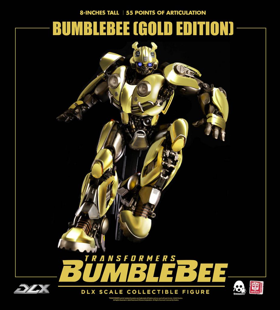 Transformers Bumblebee DLX Bumblebee (Gold Edition) threezero store