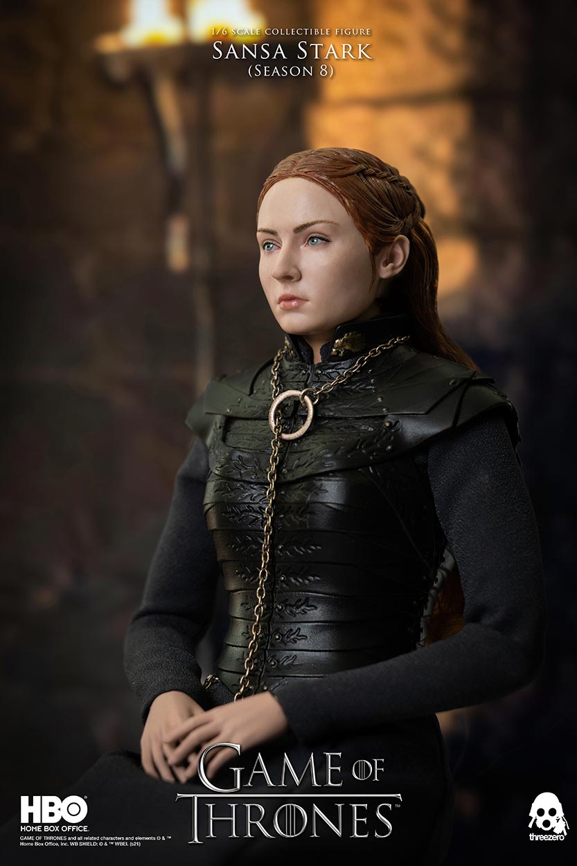 ThreeZero : Game of Thrones – Sansa Stark (Season 8) 1/6 Scale Figure GOT_Sansa_Stark_S8_13_wlogo